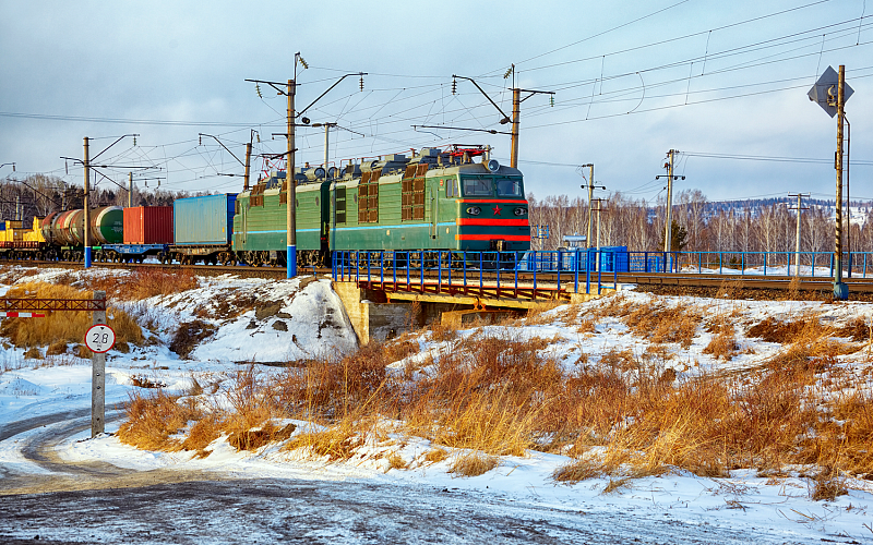 Transporte ferroviario por Rusia
